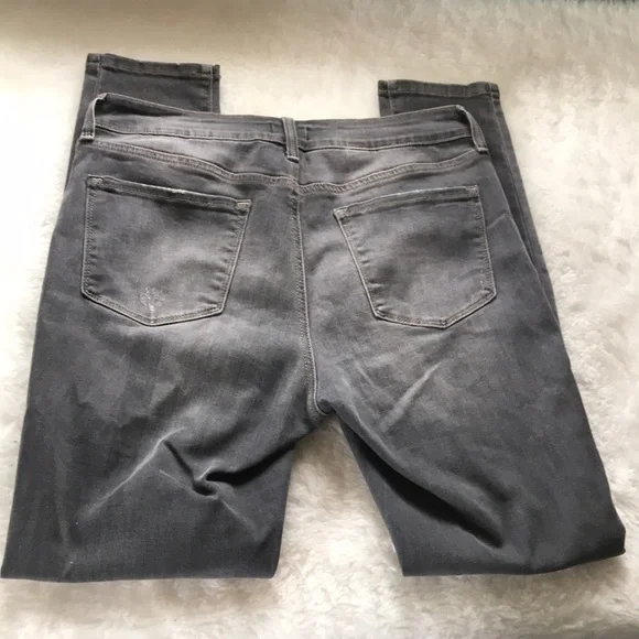 NYDJ Charcoal grey super skinny jeans 12 - Picture 5 of 15